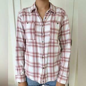 Pacsun pink flannel